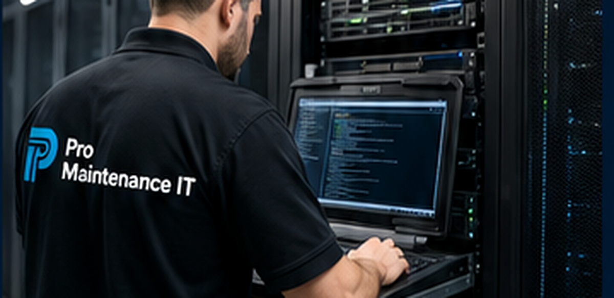 Infrastructure serveur moderne pour maintenance IT